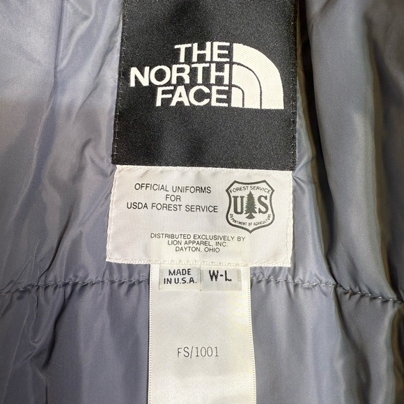 Vintage 80's  the North Face USDA Forest Uniform Jacket women's L USA Made - Picture 3 of 11
